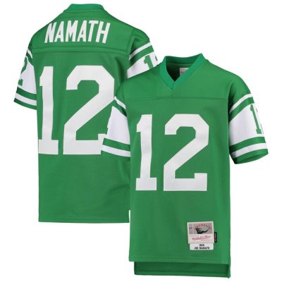 Joe Namath New York Jets Youth 1968 Legacy Retired Player Jersey - Green