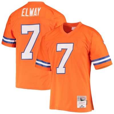 John Elway Denver Broncos 1990 Legacy Replica Jersey - Orange