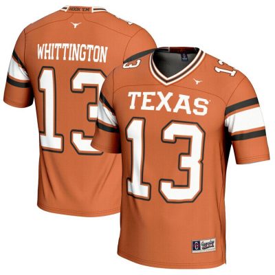 Jordan Whittington Texas Longhorns GameDay Greats NIL Player Football Jersey - Texas Orange