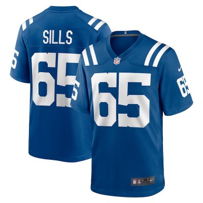 Josh Sills Indianapolis Colts Team Game Jersey - Royal