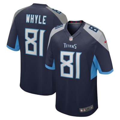 Josh Whyle Tennessee Titans Team Game Jersey - Navy