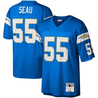 Junior Seau Los Angeles Chargers 2002 Retired Player Replica Jersey - Powder Blue