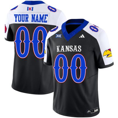 Kansas Jayhawks ACTIVE PLAYER Custom Alternate 2023 F.U.S.E. Vapor Limited Stitched Jersey