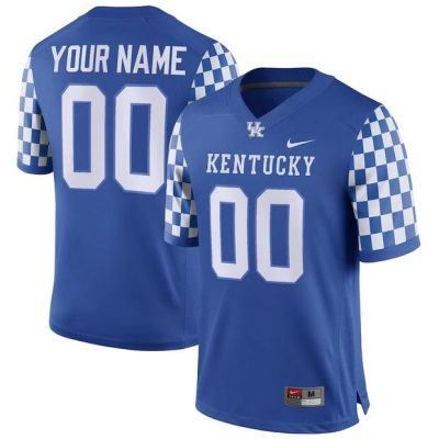 Kentucky Wildcats ACTIVE PLAYER Custom Blue Stitched Jersey