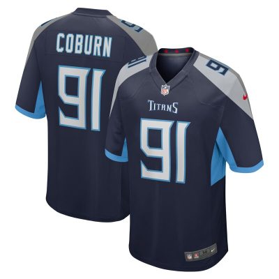 Keondre Coburn Tennessee Titans Game Jersey - Navy