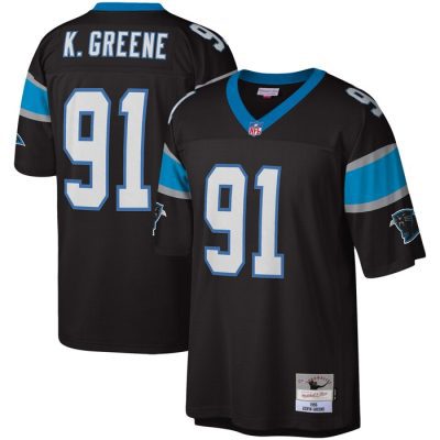 Kevin Greene Carolina Panthers 1996 Retired Player Replica Jersey - Black