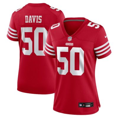 Khalil Davis San Francisco 49ers Women Game Jersey - Scarlet