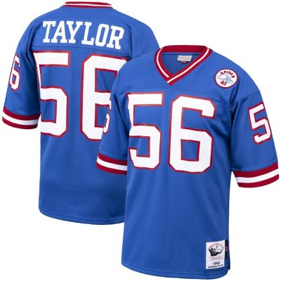 Lawrence Taylor New York Giants 1986 Throwback Retired Player Jersey - Royal