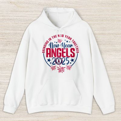 Los Angeles Angels Howdy New Year MLB Bringing In The New Year Together Unisex Hoodie TAH23802