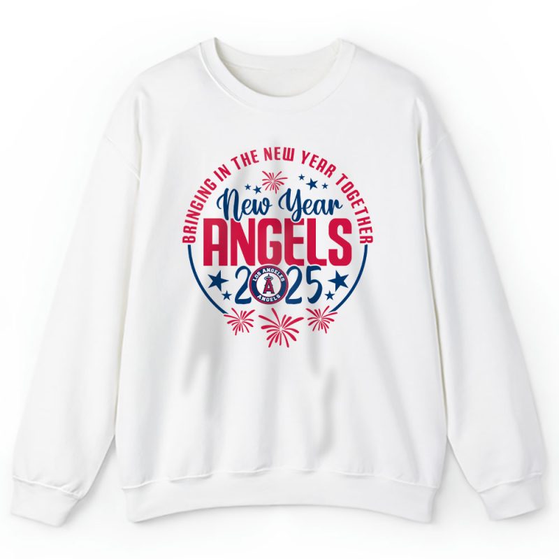 Los Angeles Angels Howdy New Year MLB Bringing In The New Year Together Unisex Sweatshirt TAS23802