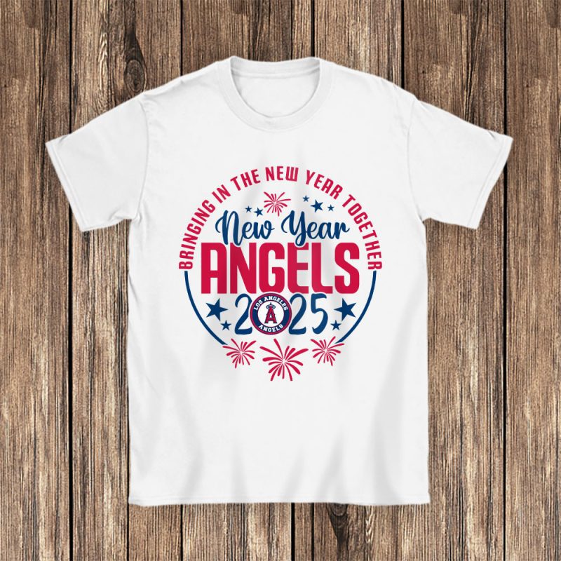 Los Angeles Angels Howdy New Year MLB Bringing In The New Year Together Unisex T-Shirt Cotton Tee TAT23802