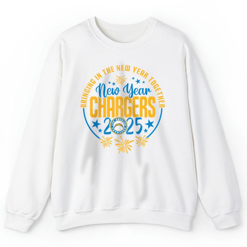 Los Angeles Chargers Happy New Year NFL Bringing In The New Year Together Unisex Sweatshirt TAS23806