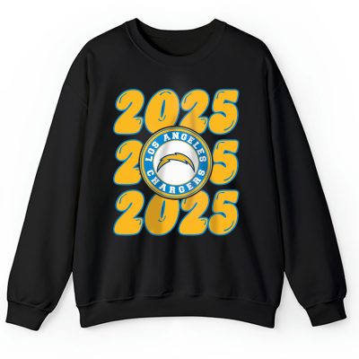 Los Angeles Chargers Happy New Year NFL Gift For Fan Hello 2025 Unisex Sweatshirt TAS23808