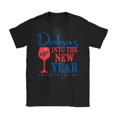 Los Angeles Dodgers Happy New Year MLB Gift For Fan Cheers To A New Year Unisex T-Shirt Cotton Tee TAT23820