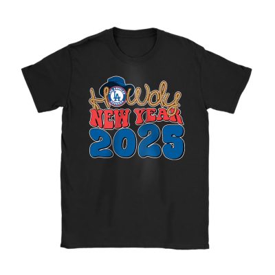 Los Angeles Dodgers Howdy New Year MLB Gift For Fan Unisex T-Shirt Cotton Tee TAT23823