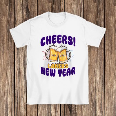 Los Angeles Lakers Happy New Year NBA Gift For Fan Hello 2025 Unisex T-Shirt Cotton Tee TAT23830