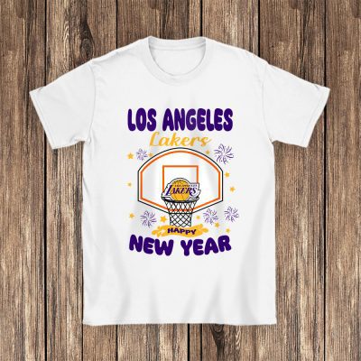 Los Angeles Lakers Happy New Year NBA Gift For Fan Unisex T-Shirt Cotton Tee TAT23835