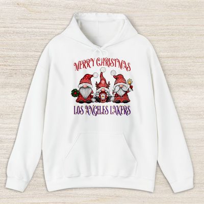 Los Angeles Lakers Merry Christmas NBA Gift For Fan Christmas Gnomes Unisex Hoodie TAH24262