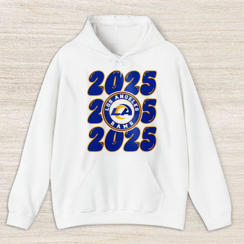 Los Angeles Rams Happy New Year NFL Gift For Fan Hello 2025 Unisex Hoodie TAH23839