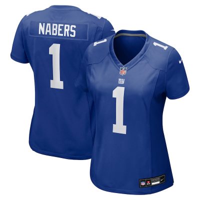 Malik Nabers New York Giants Women Game Jersey - Royal