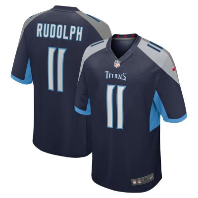 Mason Rudolph Tennessee Titans Game Jersey - Navy