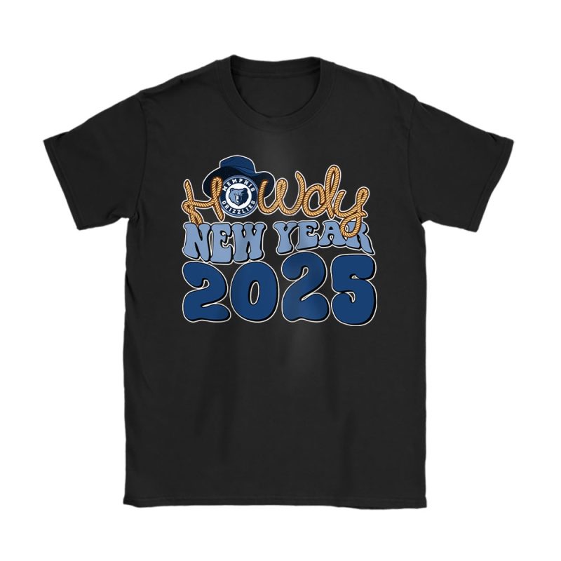 Memphis Grizzlies Happy New Year NBA Gift For Fan Unisex T-Shirt Cotton Tee TAT23868