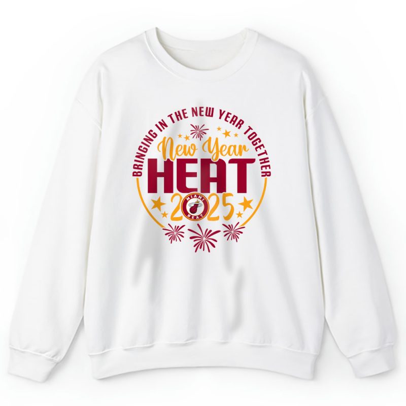 Miami Heat Happy New Year NBA Bringing In The New Year Together Unisex Sweatshirt TAS23880