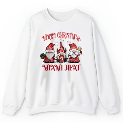 Miami Heat Merry Christmas NBA Gift For Fan Christmas Gnomes Unisex Sweatshirt TAS24266