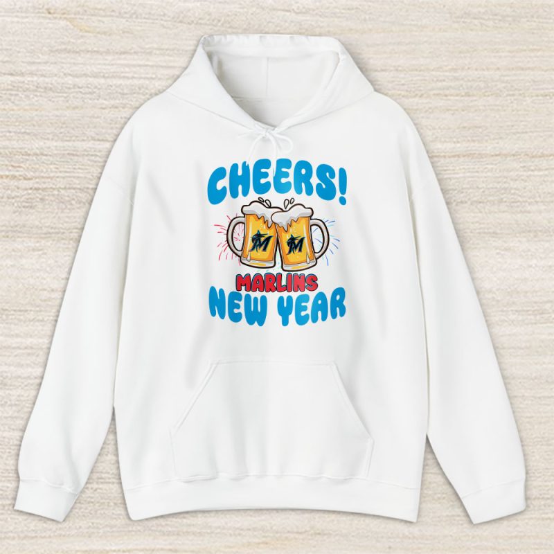 Miami Marlins Happy New Year MLB Gift For Fan Hello 2025 Unisex Hoodie TAH23884