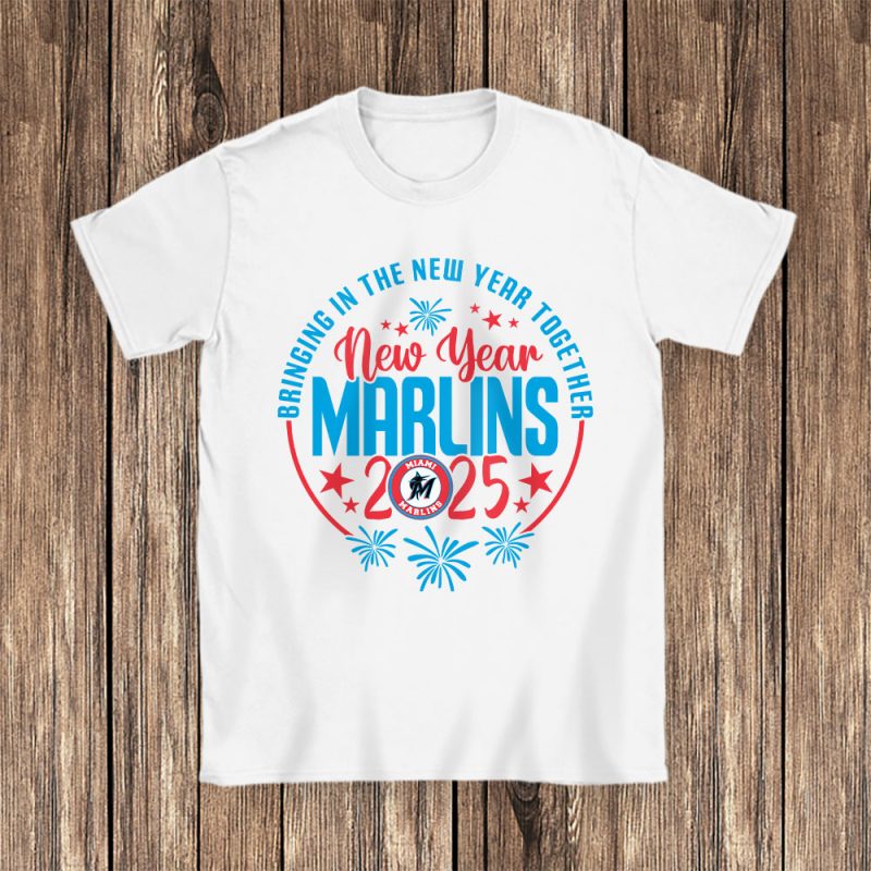 Miami Marlins Howdy New Year MLB Bringing In The New Year Together Unisex T-Shirt Cotton Tee TAT23886