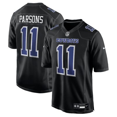 Micah Parsons Dallas Cowboys Fashion Game Jersey - Carbon Black