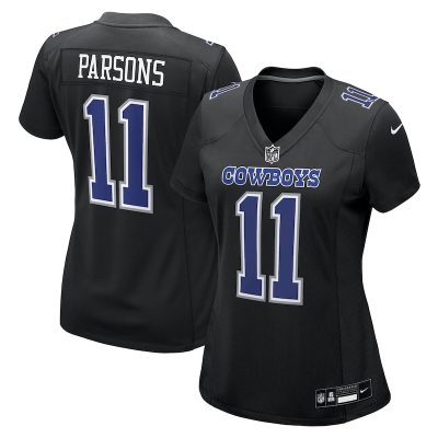 Micah Parsons Dallas Cowboys Women Fashion Game Jersey - Carbon Black