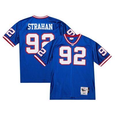 Michael Strahan New York Giants 1993 Throwback Retired Player Jersey - Royal