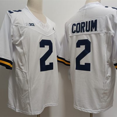 Michigan Wolverines #2 CORUM White 2023 F.U.S.E. Stitched Jersey