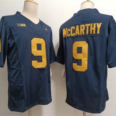 Michigan Wolverines #9 J.J. McCarthy 2023 F.U.S.E. Navy Stitched Jersey