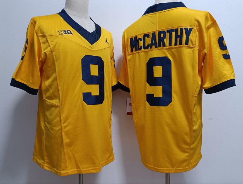 Michigan Wolverines #9 J.J. McCarthy 2023 F.U.S.E. Navy Stitched Jersey