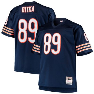 Mike Ditka Chicago Bears 1966 Retired Player Replica Jersey - Navy