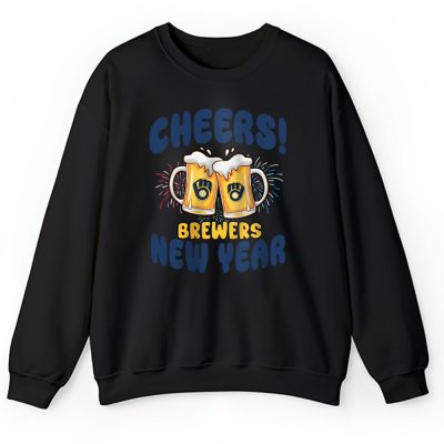 Milwaukee Brewers Happy New Year MLB Gift For Fan Hello 2025 Unisex Sweatshirt TAS23895