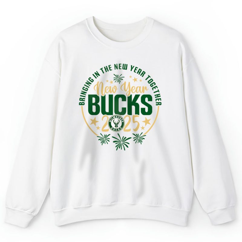 Milwaukee Bucks Happy New Year NBA Bringing In The New Year Together Unisex Sweatshirt TAS23891