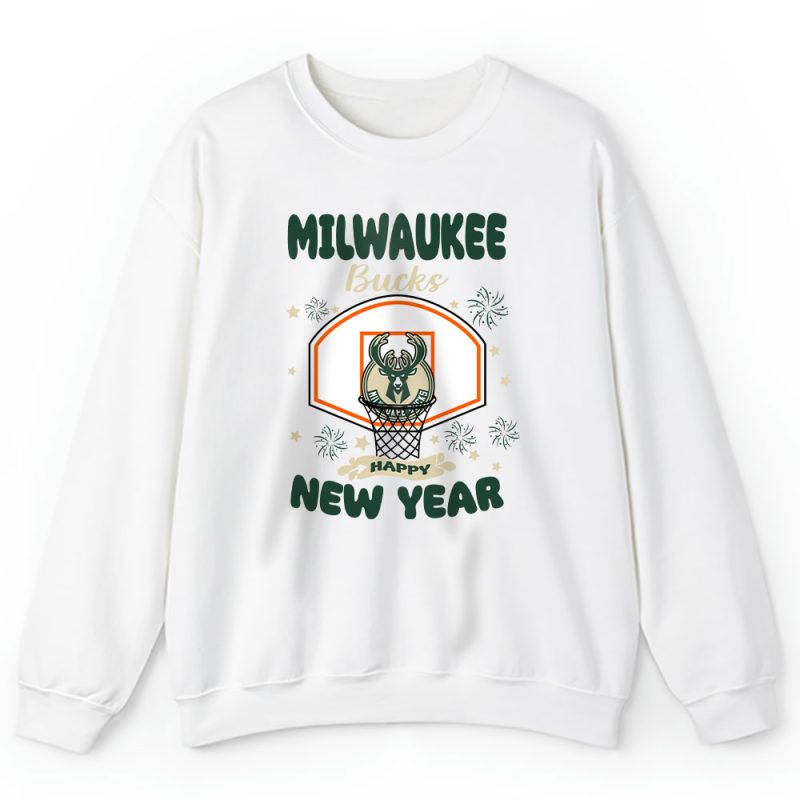 Milwaukee Bucks Happy New Year NBA Gift For Fan Unisex Sweatshirt TAS23894