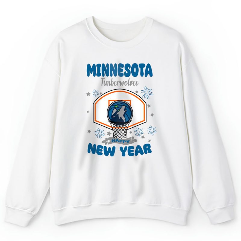 Minnesota Timberwolves Happy New Year NBA Gift For Fan Unisex Sweatshirt TAS23913