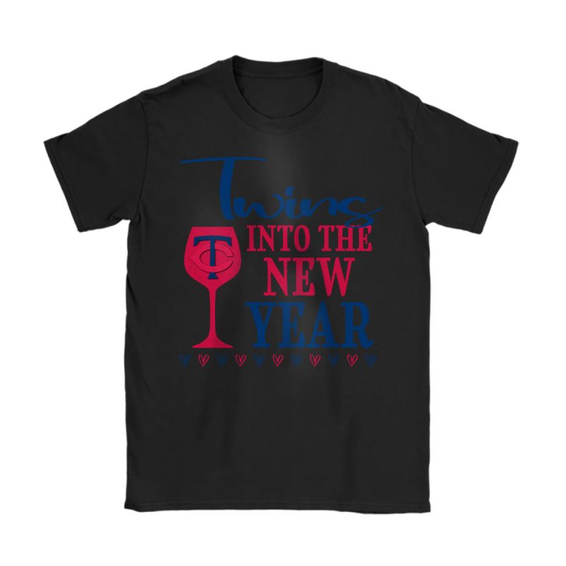 Minnesota Twins Happy New Year MLB Gift For Fan Cheers To A New Year Unisex T-Shirt Cotton Tee TAT23915