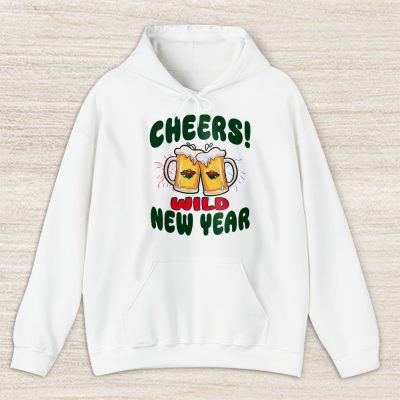 Minnesota Wild Happy New Year NHL Gift For Fan Hello 2025 Unisex Hoodie TAH23919