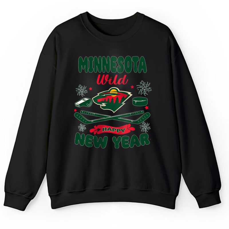 Minnesota Wild Happy New Year NHL Gift For Fan Unisex Sweatshirt TAS23924