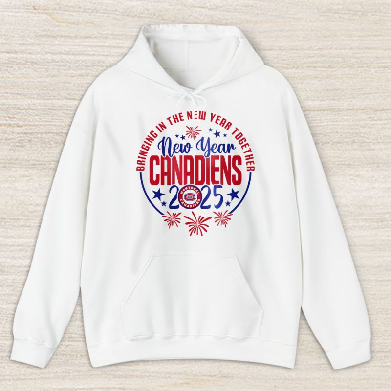 Montreal Canadiens Howdy New Year NHL Bringing In The New Year Together Unisex Hoodie TAH23860