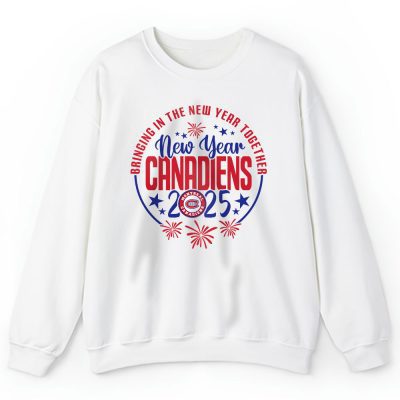 Montreal Canadiens Howdy New Year NHL Bringing In The New Year Together Unisex Sweatshirt TAS23860