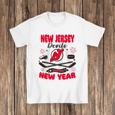 New Jersey Devils Happy New Year NHL Gift For Fan Unisex T-Shirt Cotton Tee TAT23938