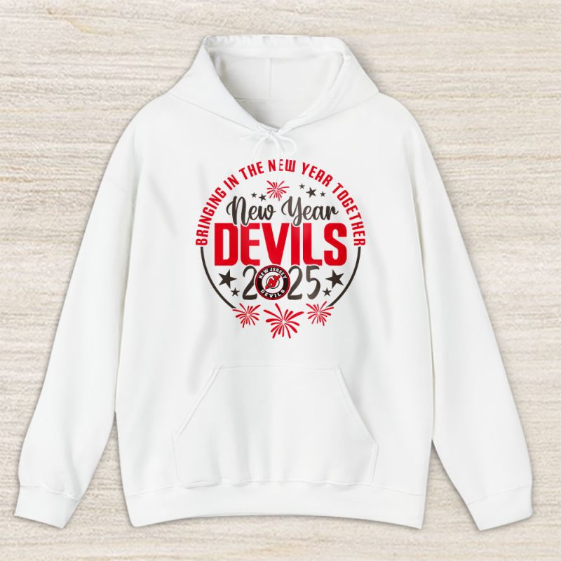 New Jersey Devils Howdy New Year NHL Bringing In The New Year Together Unisex Hoodie TAH23935