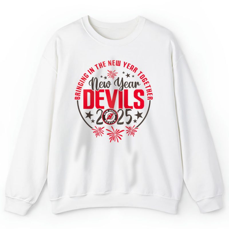 New Jersey Devils Howdy New Year NHL Bringing In The New Year Together Unisex Sweatshirt TAS23935