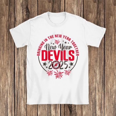 New Jersey Devils Howdy New Year NHL Bringing In The New Year Together Unisex T-Shirt Cotton Tee TAT23935